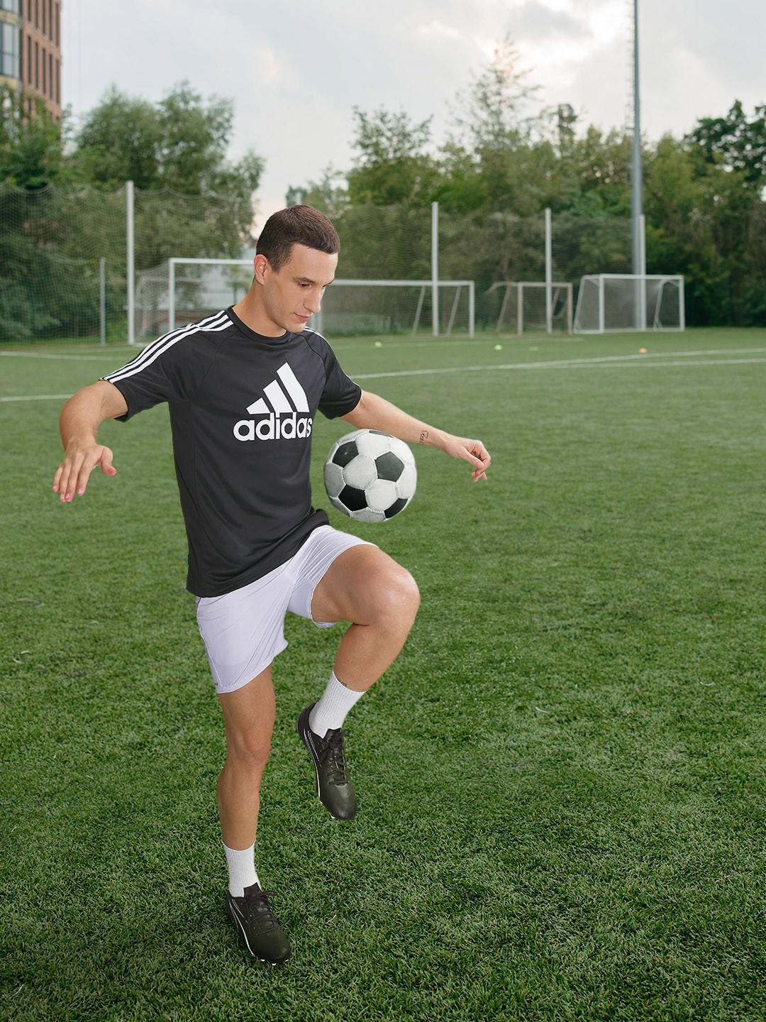 ADIDAS Aeroready Sereno Logo Printed T-shirt