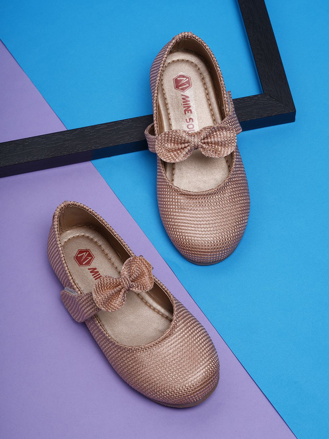 Minesole Girls PU Flatforms
