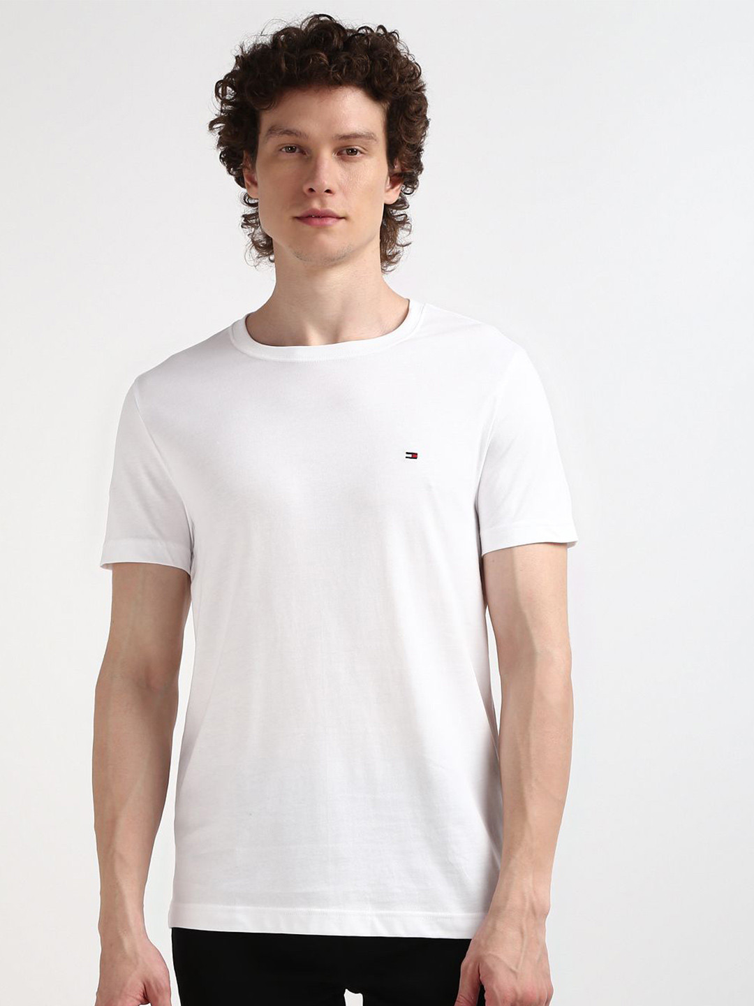 Tommy Hilfiger Round Neck Short Sleeves Cotton Regular Fit T-shirt