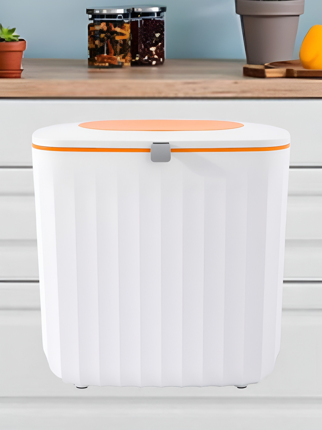The Better Home White Self-Design Stainless Steel Automatic Smart Sensor Dustbins - 8 L