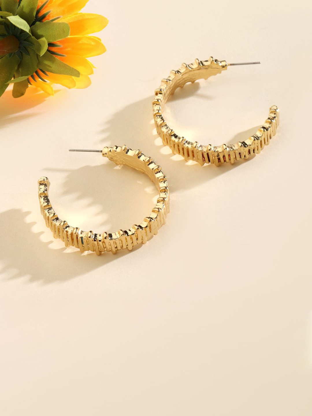 SALTY Supple Luxury Contemporary Half Hoop Earrings