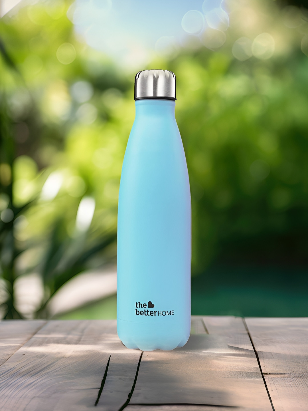 The Better Home Blue Brand Logo Stainless Steel Double Wall Vacuum Water Bottle - 1L