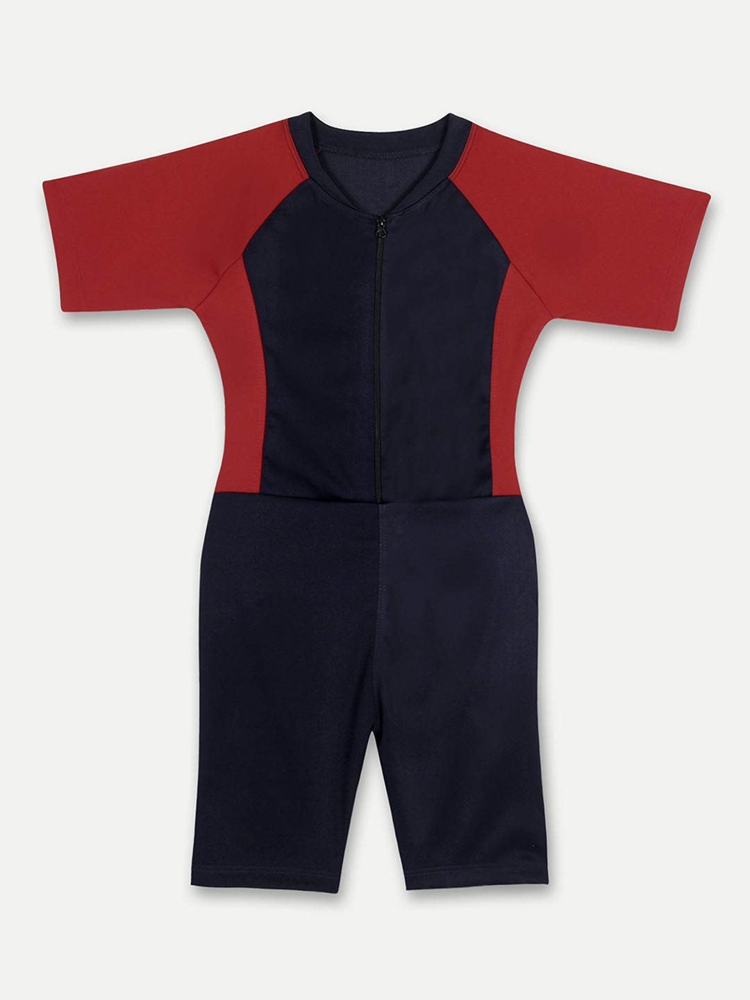 Aqua Holic Boys Colourblocked  Round Neck Swimming Dress