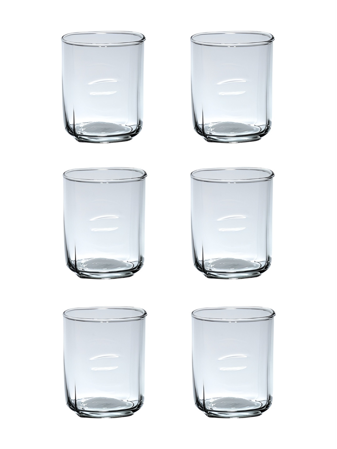 Aura Transparent 6 Pieces Water Juice Glasses 150 ml