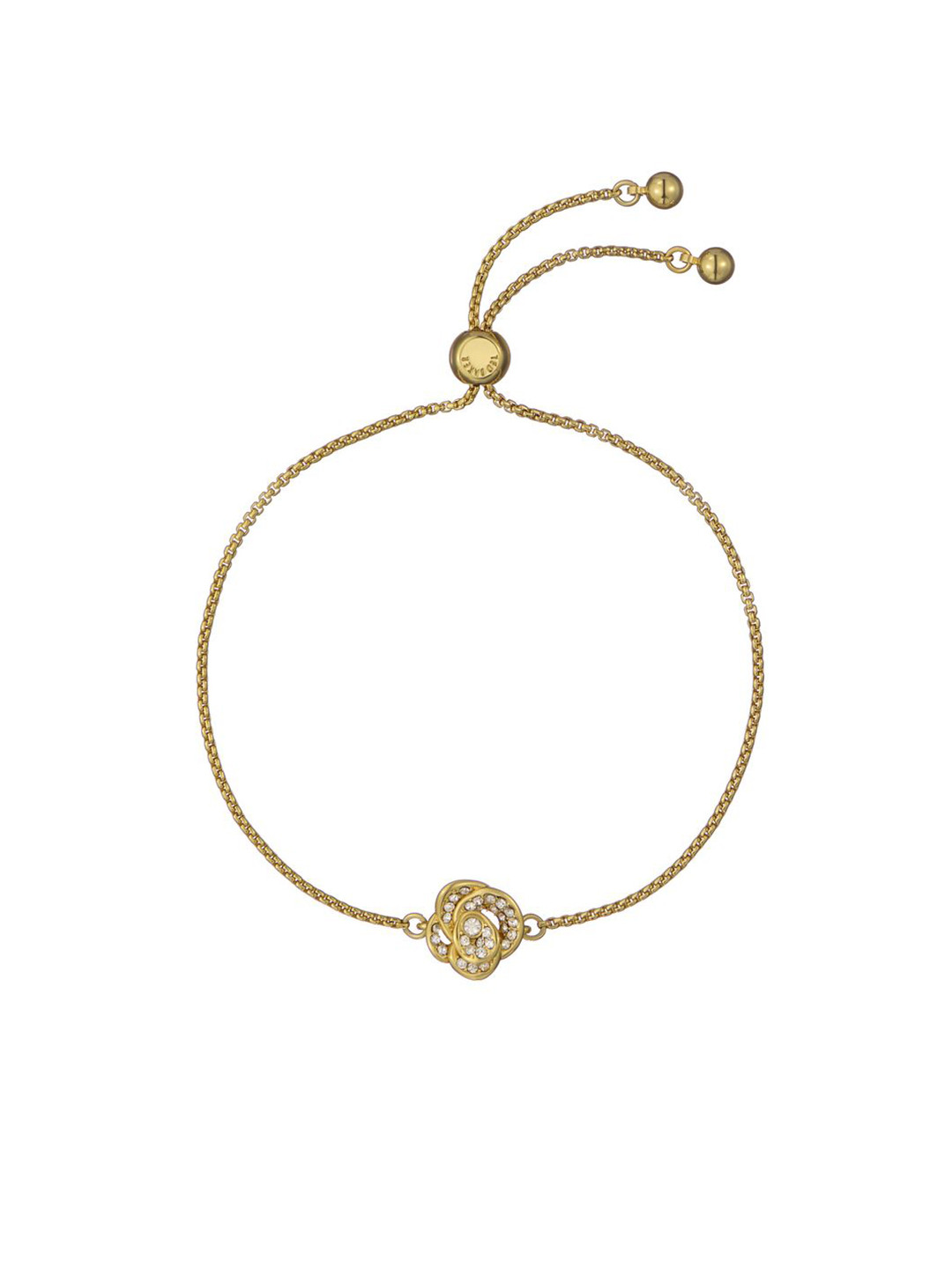 Ted Baker Women Brass Crystals Charm Bracelet