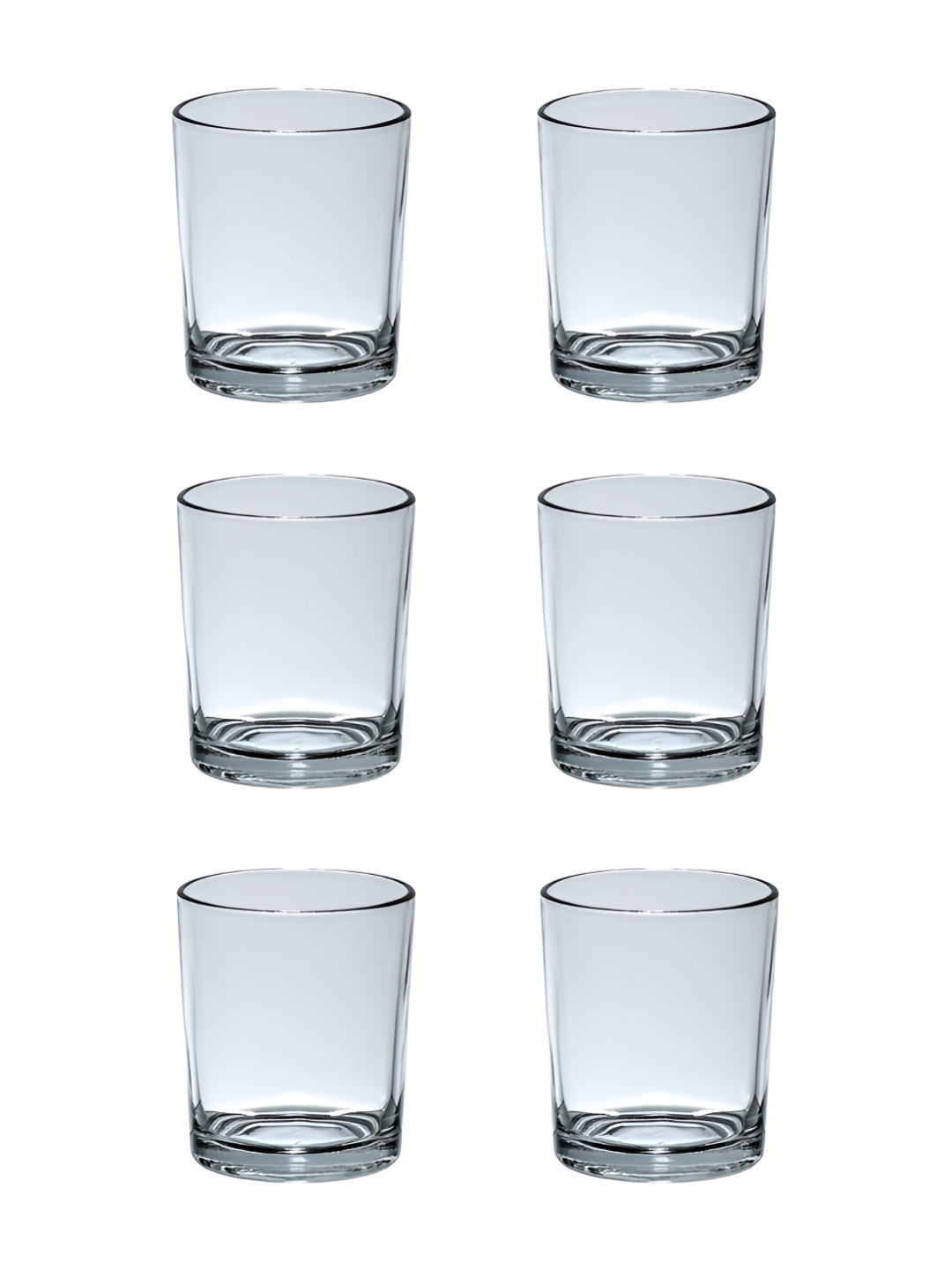 Aura Transparent 6 Pieces Textured Bar Glass 300ml