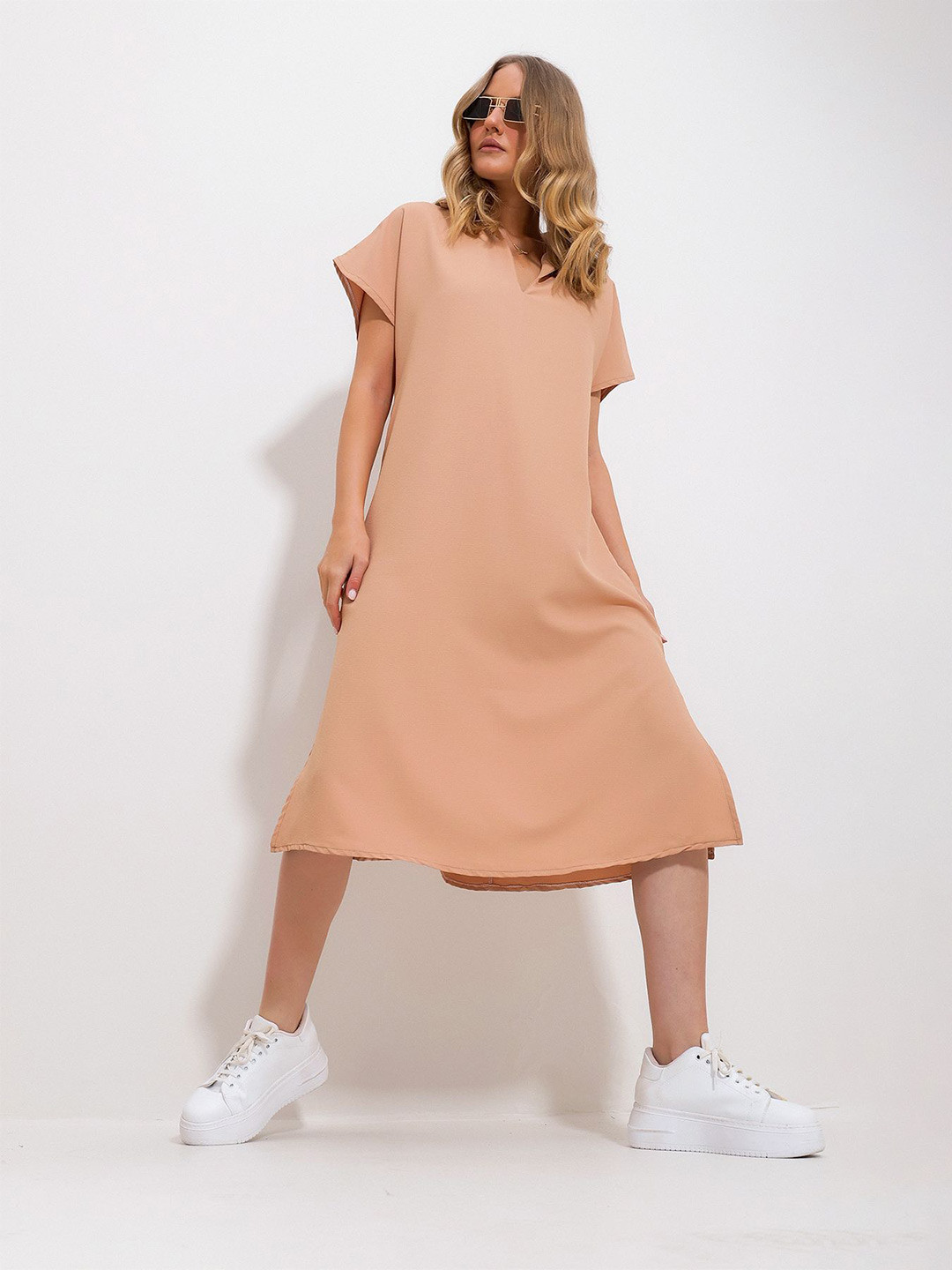 Trend Alacati stili A-Line Midi Dress