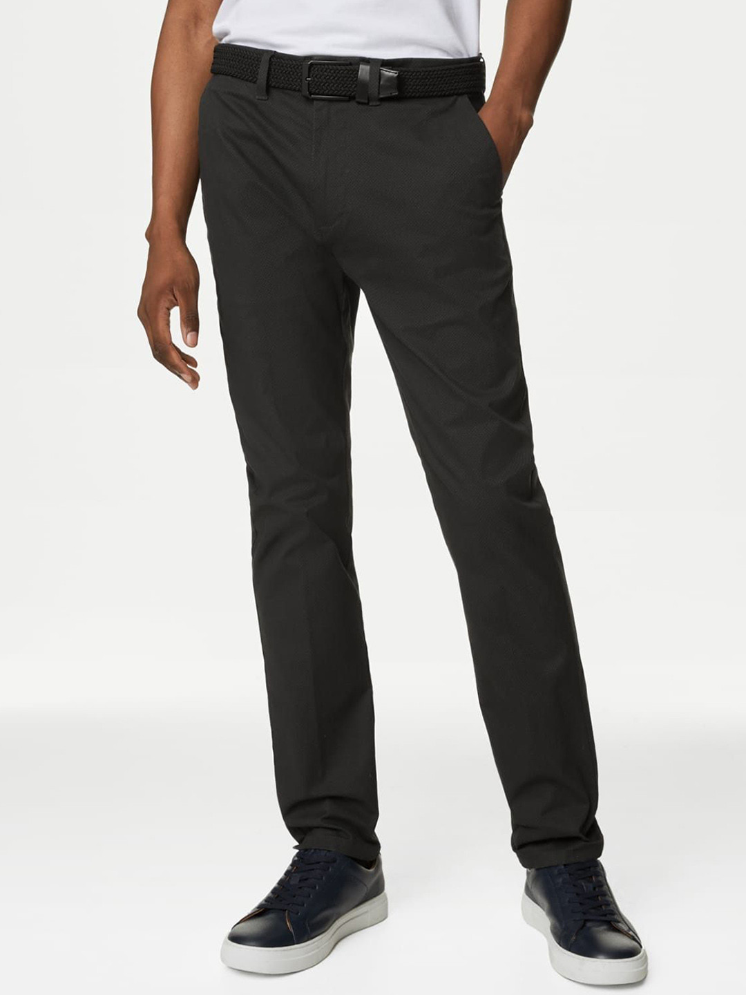 Marks & Spencer Men Slim Fit Trousers