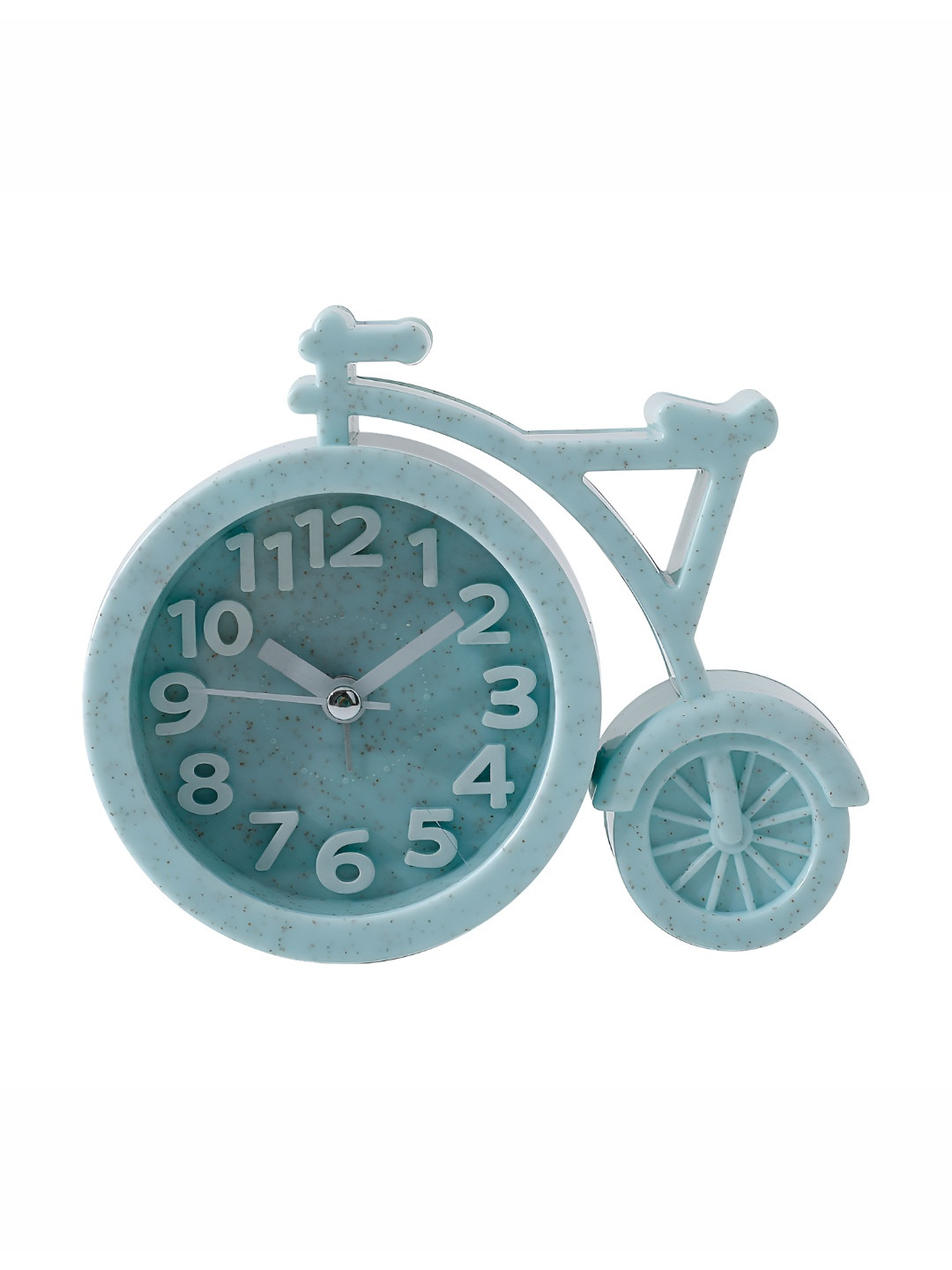 The Better Home Green & Black Printed Cycle Shaped Contemporary Table Clock