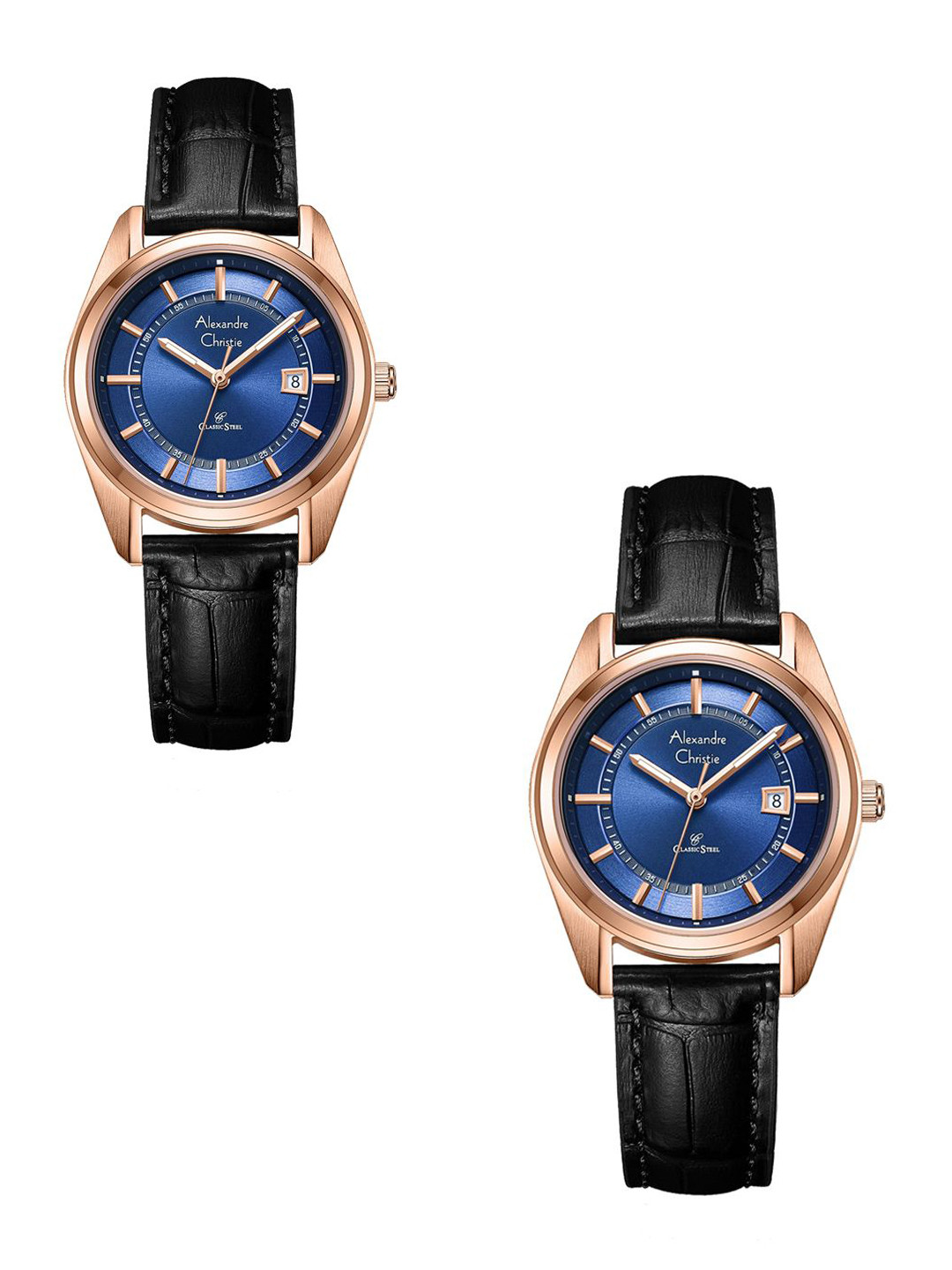 Alexandre Christie Men Dial & Leather Bracelet Style Straps Analogue Watch 8695MDLDRGBU