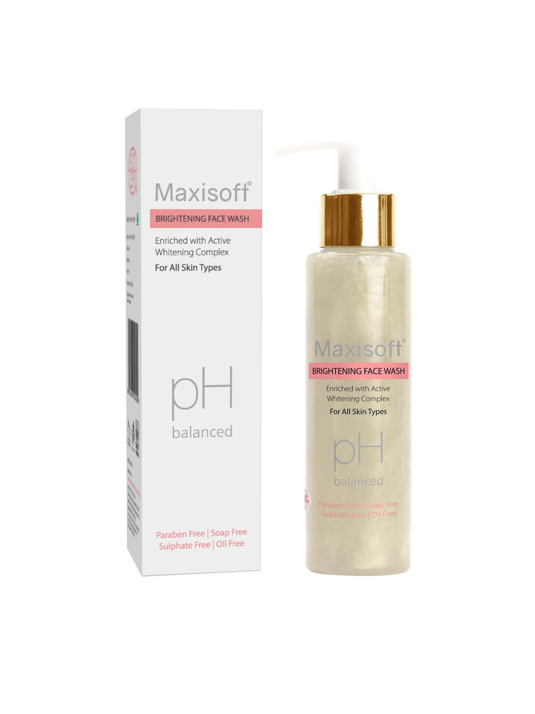 Maxisoft Brightening Face Wash With Green Tea - 100ml