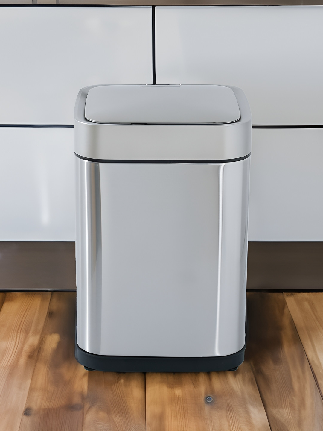 The Better Home White & Grey Automatic Smart Sensor Dustbins With Lid - 10 L