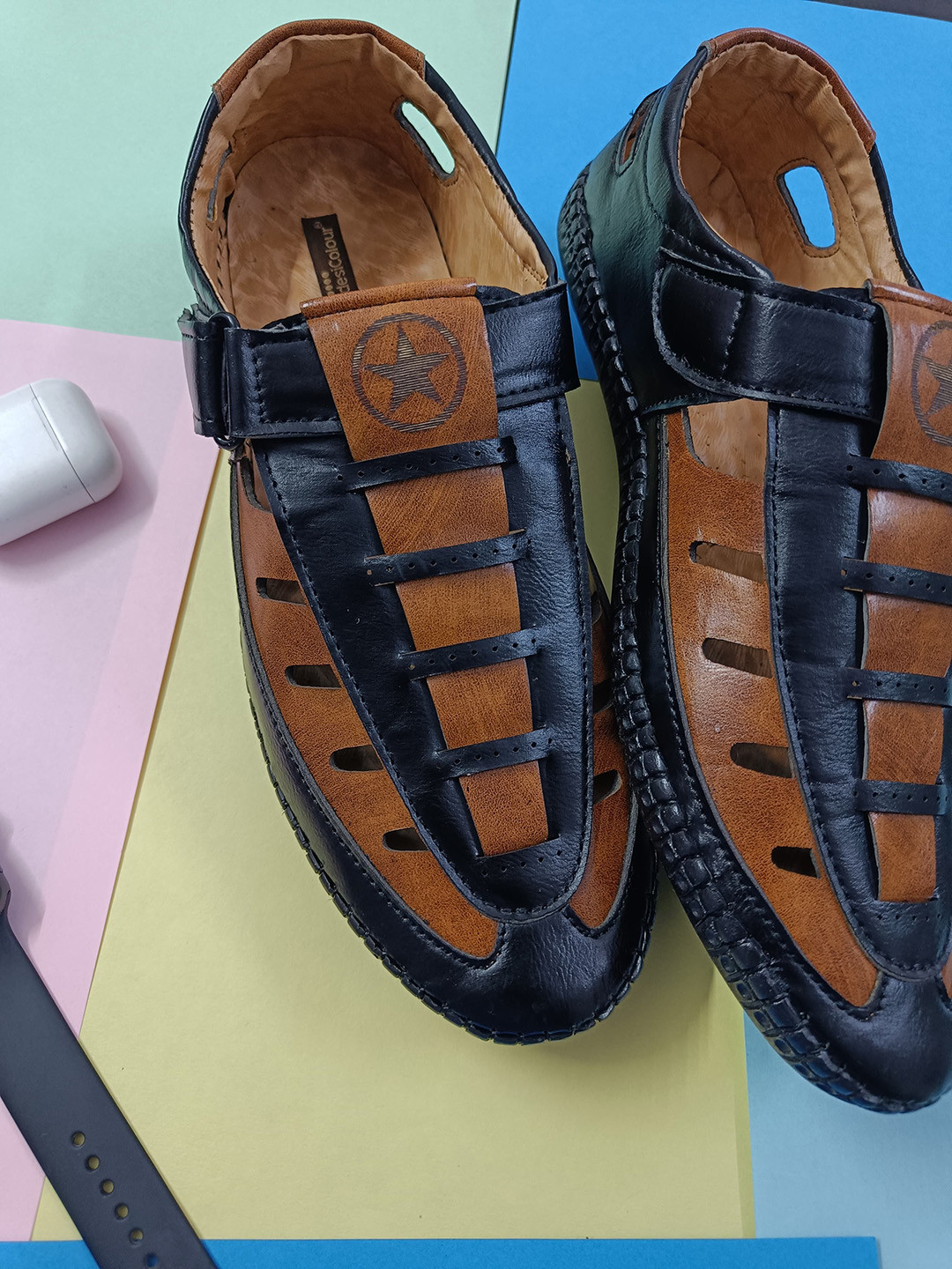 DESI COLOUR Men's Casual Slip-On Sneakers