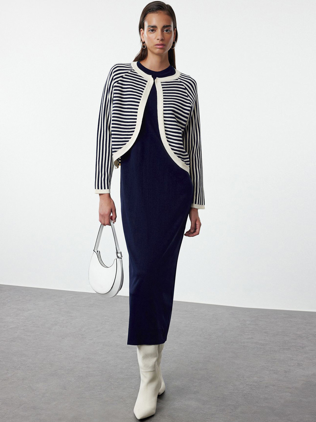 Trendyol Bodycon Maxi Dress With Jacket