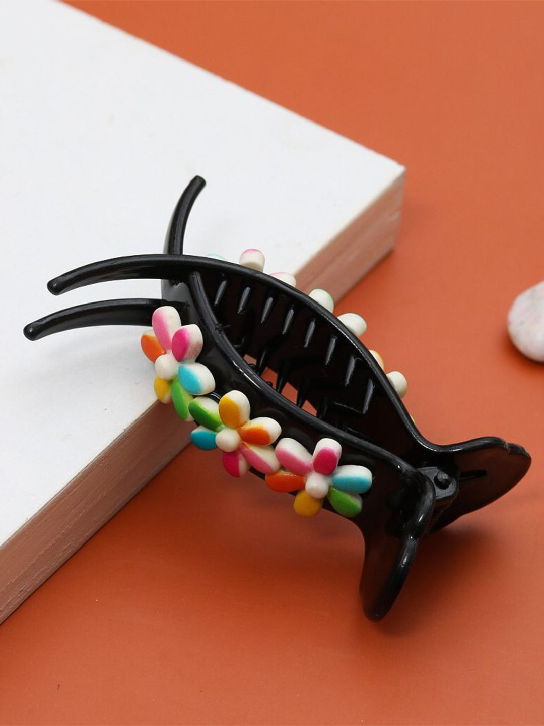 Yellow Bee Girls Embellished Claw Clip