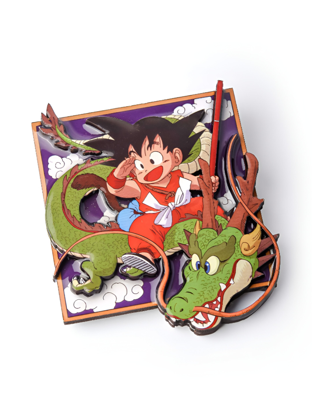 COMICSENSE Orange Colored & Green Anime Fridge Magnet