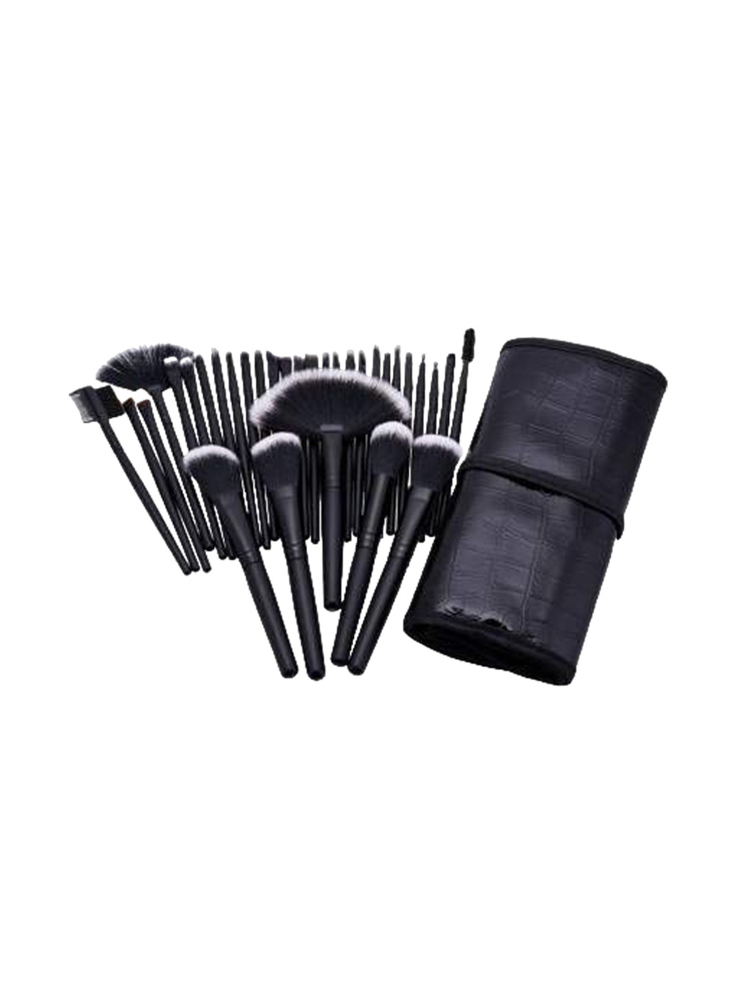 YELGO Set Of 24 Makeup brush With Leather Pouch