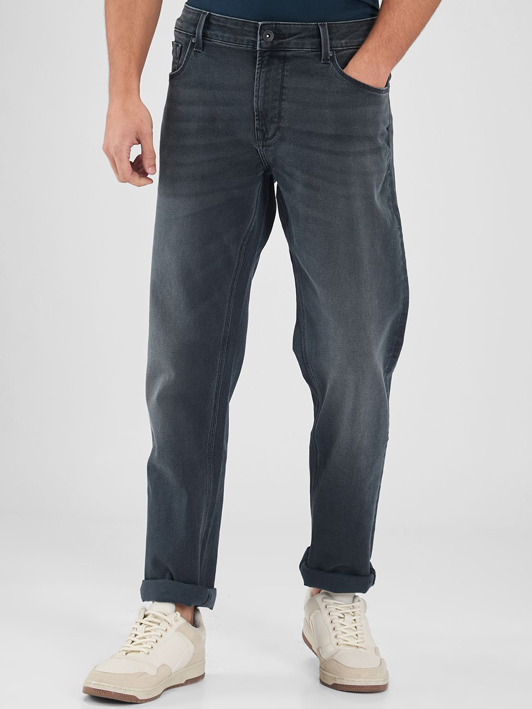 SPYKAR Men Casual Mid-Rise Light Fade Stretchable Jeans