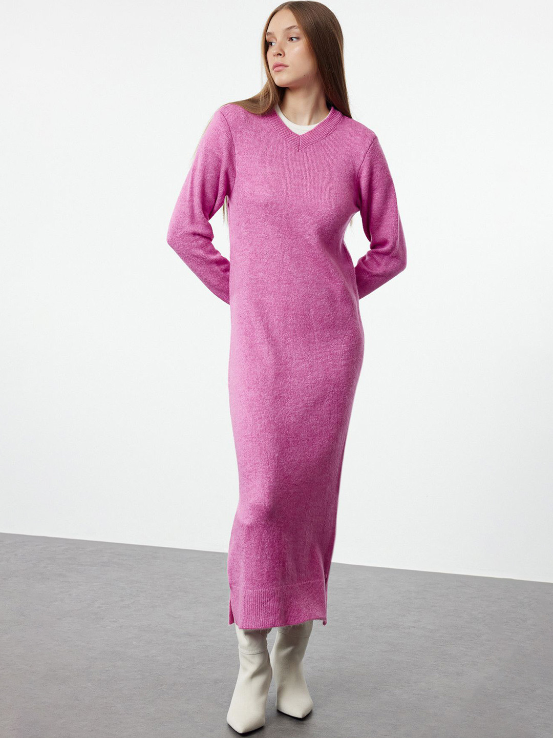 Trendyol Solid MaxiDress