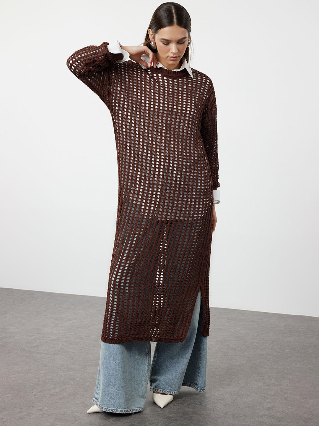 Trendyol A-Line Long Sleeves Dress Dress