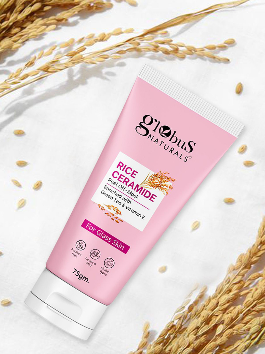 Globus naturals Rice Ceramide Peel Off Mask -75g