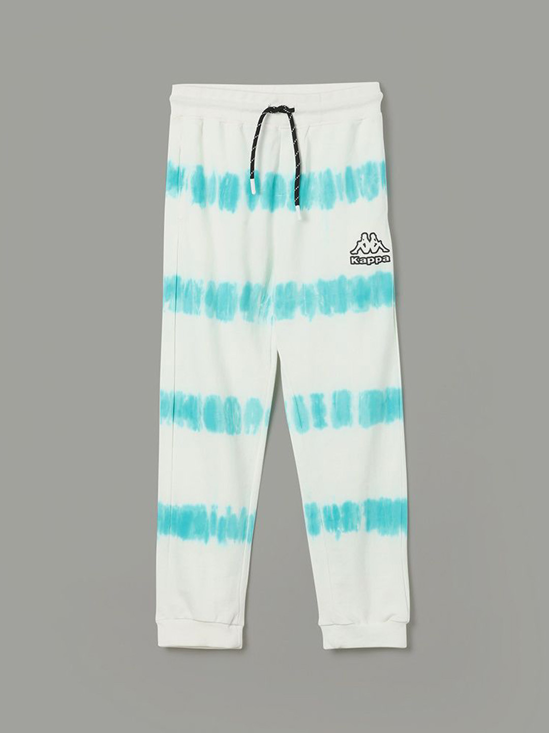 Kappa Boys Striped Cotton Mid Rise Joggers