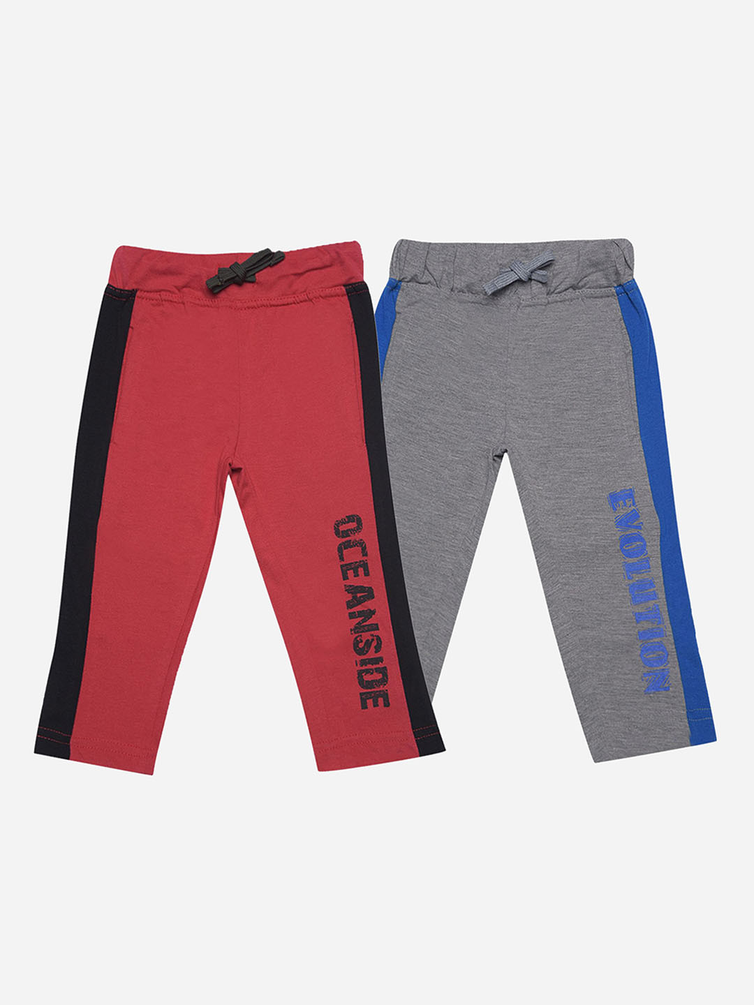 Dollar Champion Kidswear  Regular Fit Assorted Pack of 2 Capri for Boys