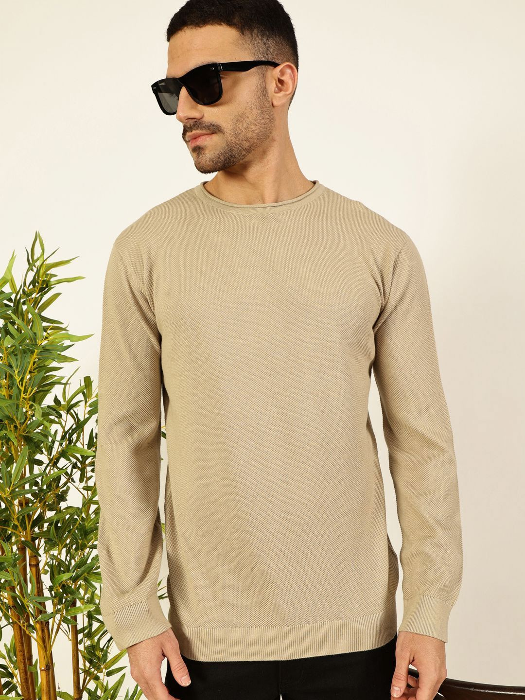 Thomas Scott Men Round Neck Cotton Sweatshirt