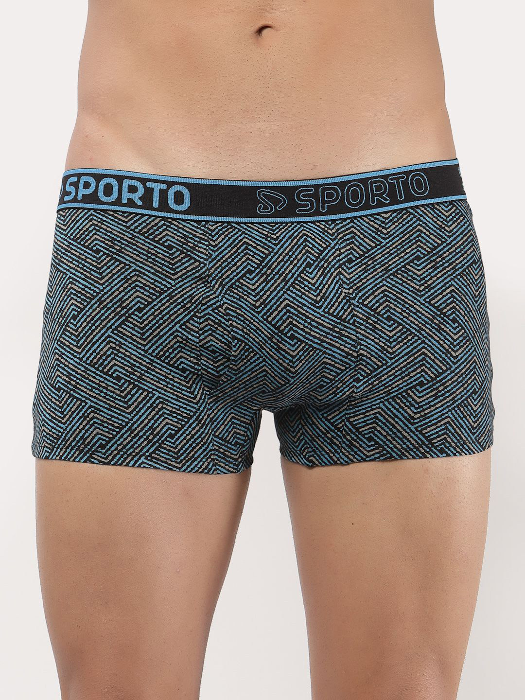SPORTO Printed Pure Cotton Trunk SP-TR-M1021-CH-XS-1P