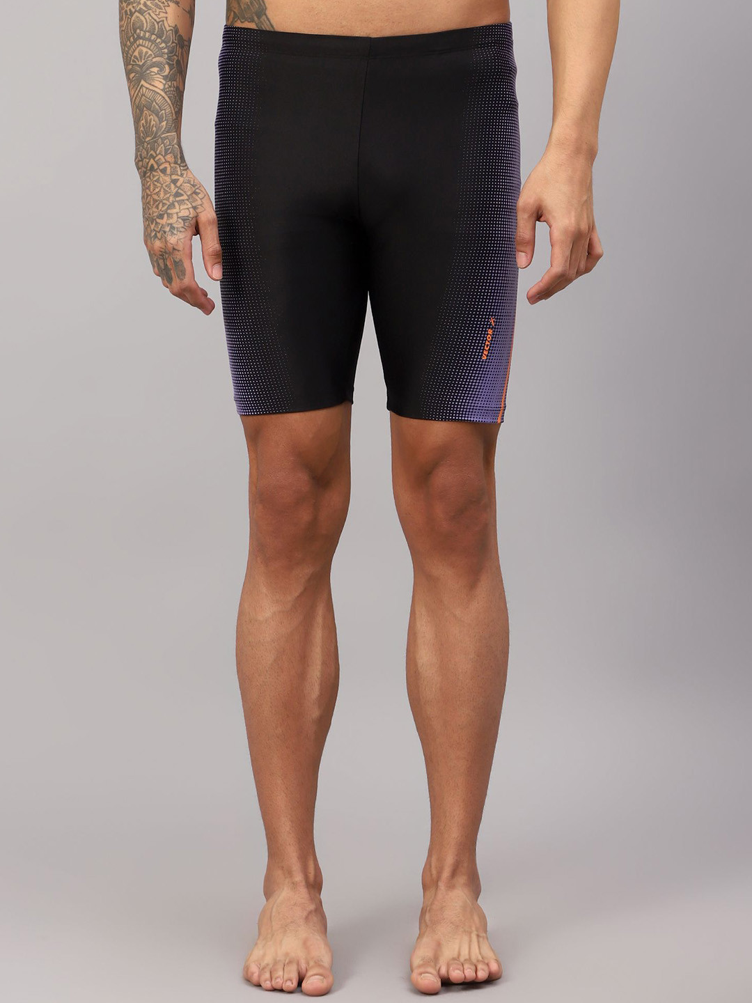 VECTOR X Men Swim Printed Slip-On Bottoms