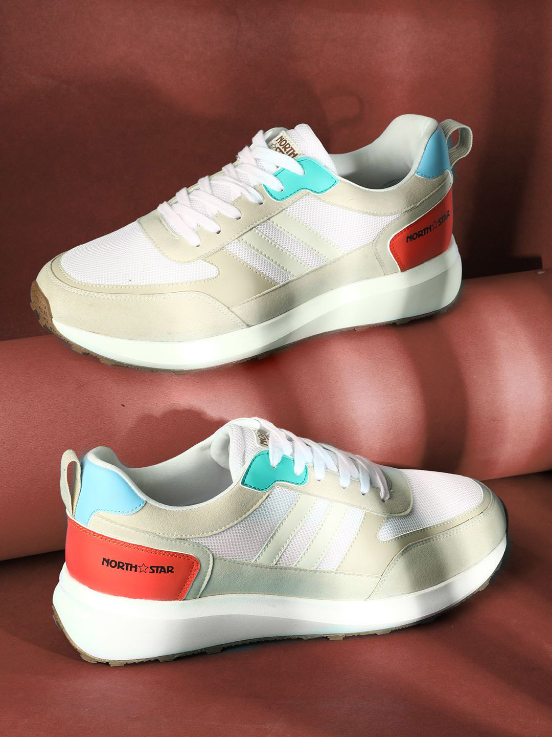 North Star Women Lace-Up Smart Casual Sneakers