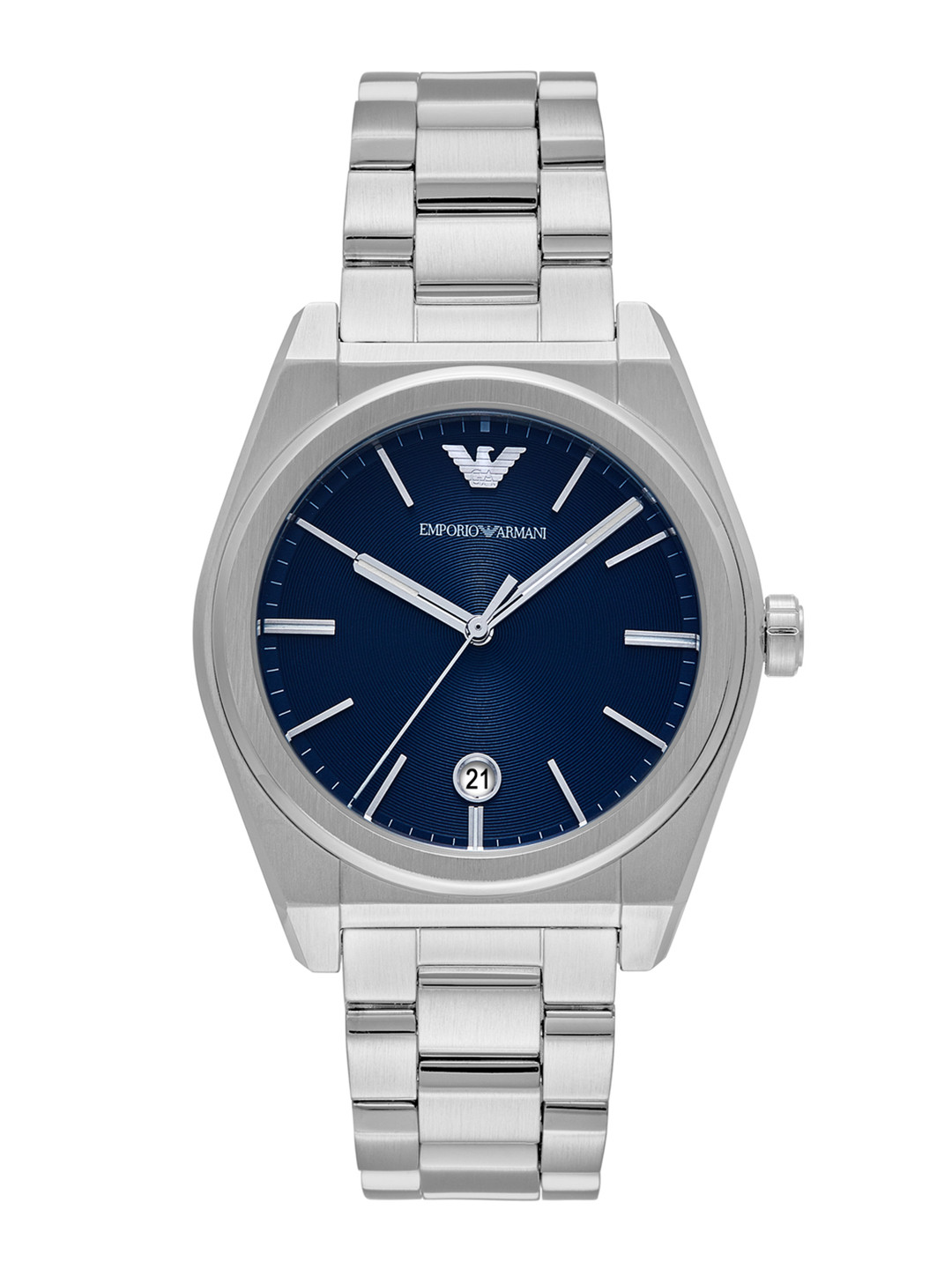 Emporio Armani Men Bracelet Style Analogue Watch AR11620I-Silver