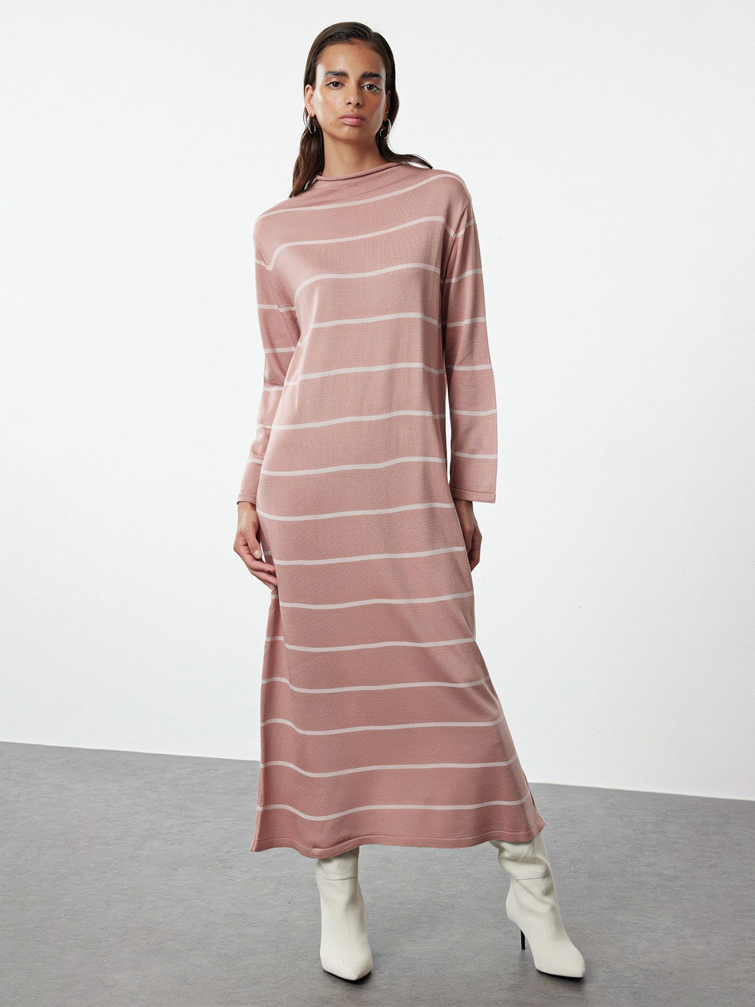 Trendyol Striped Maxi Dress