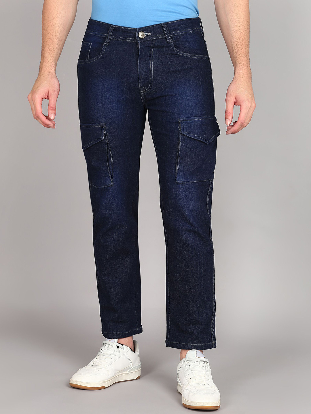 DAKWINS Men Slim Fit Low Distress Stretchable Jeans