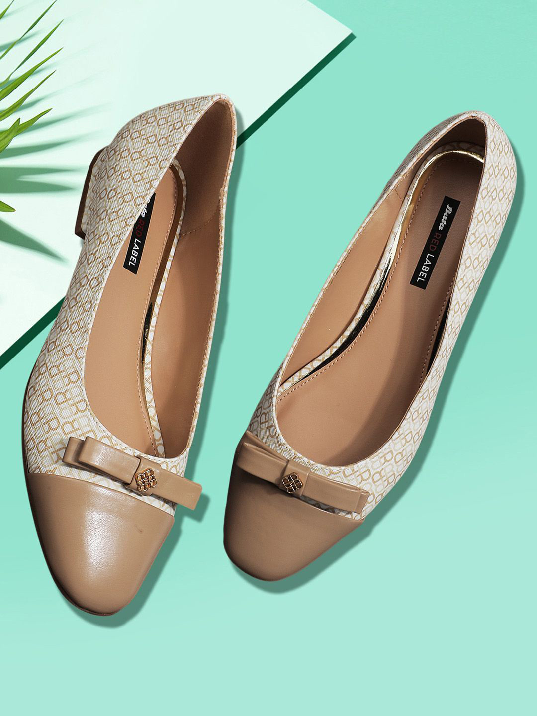 Bata Women Solid Red Label Women Slip-On Ballerinas