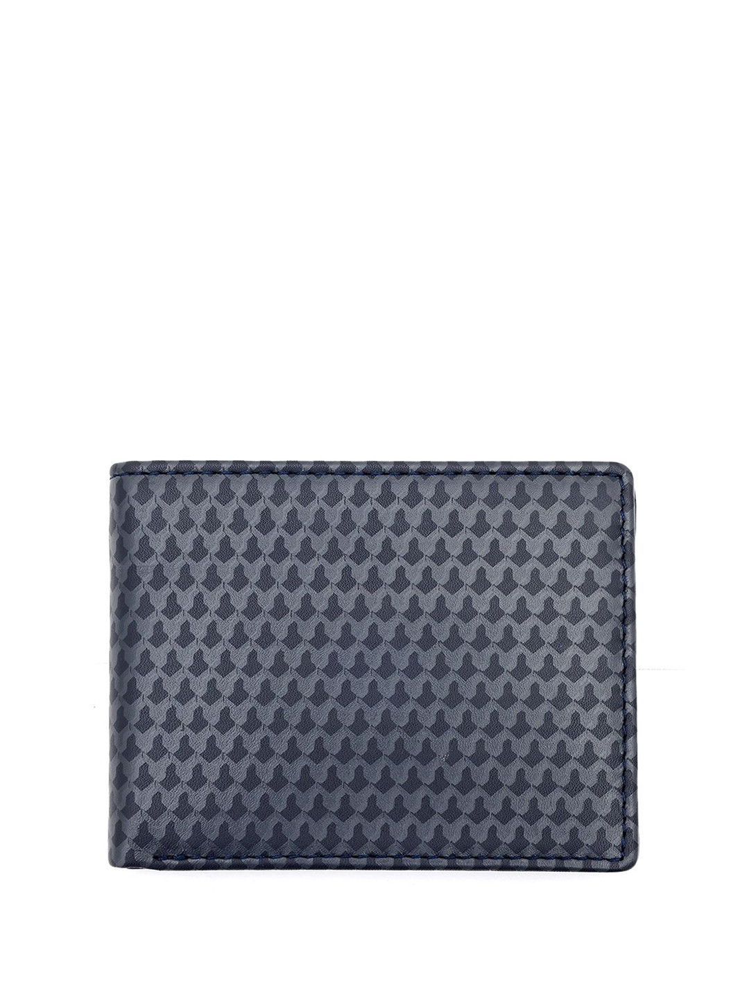 RARE RABBIT Men Abstract Printed Leather Two Fold Wallet