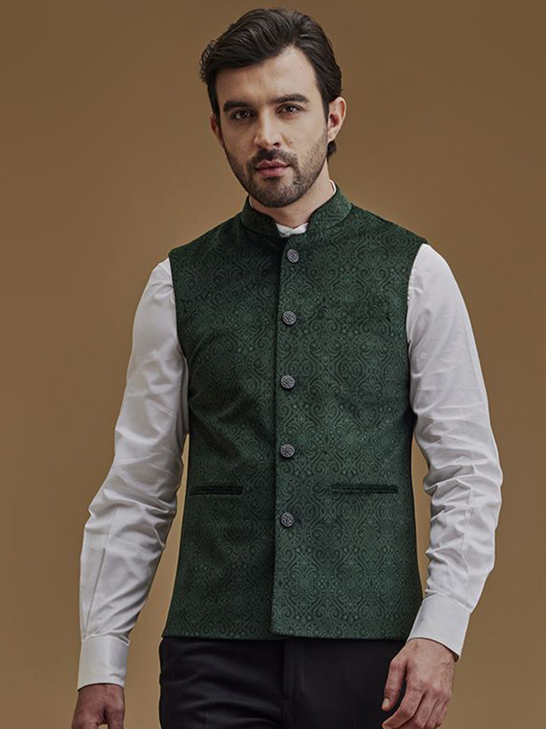 Neumen Printed Nehru Jackets