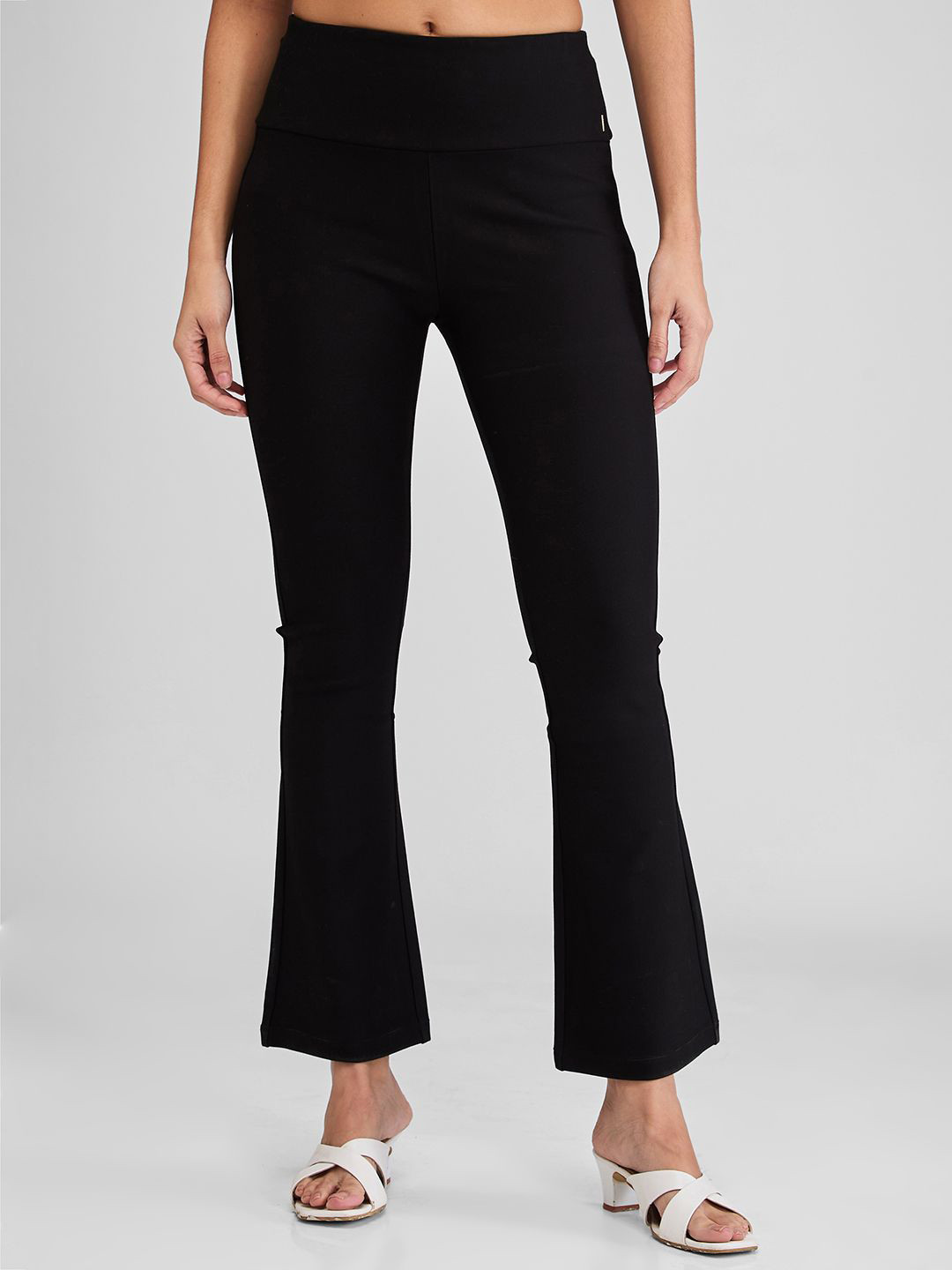SPYKAR Bootcut High-Rise Track Pants