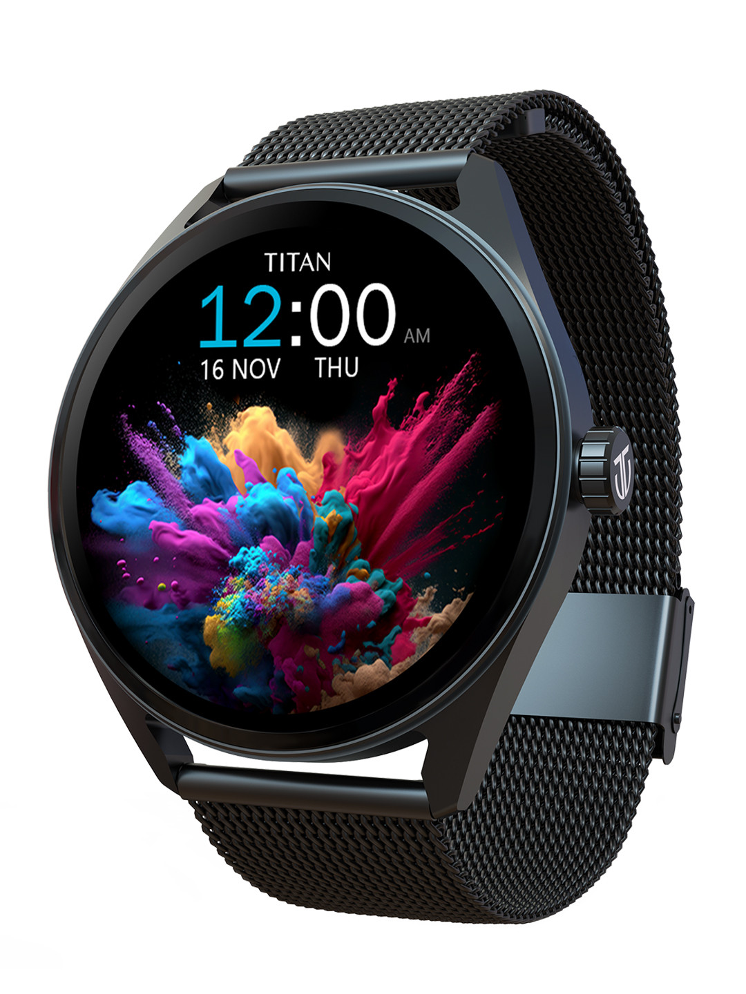 Crest 1.43 AMOLED AOD Working Crown BT & SOS Calling Health Suite IP68 Smart Watch