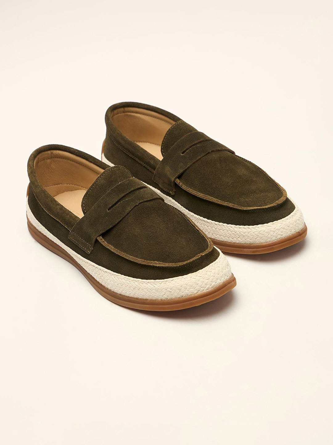 THE BEAR HOUSE Men Suede Loafers