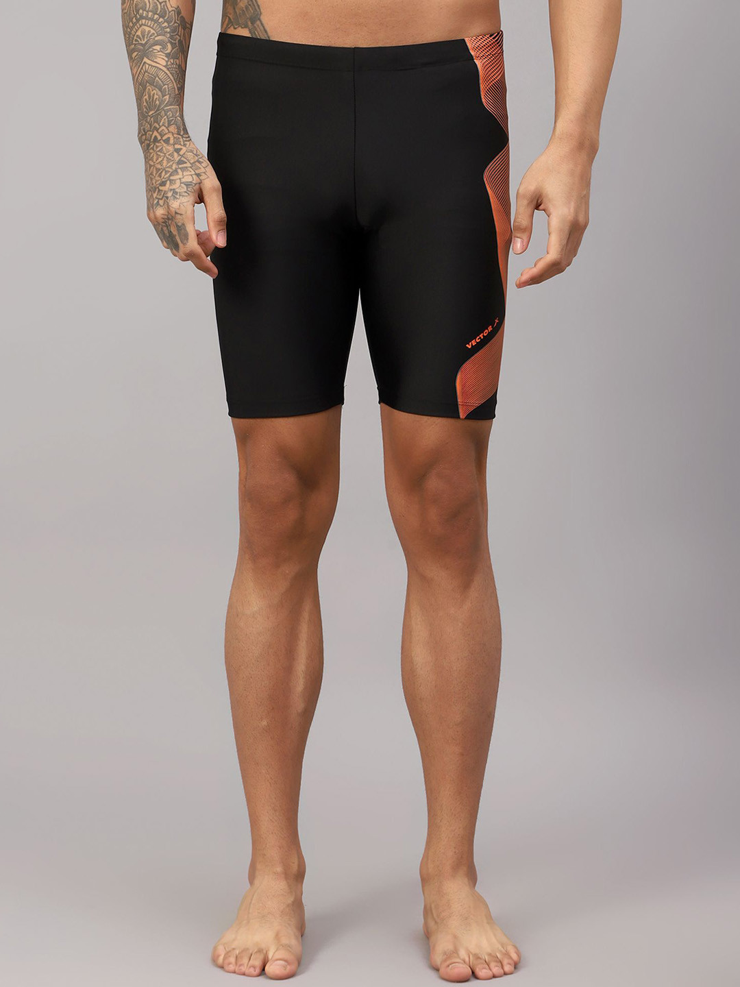 VECTOR X Men Printed Swim Shorts