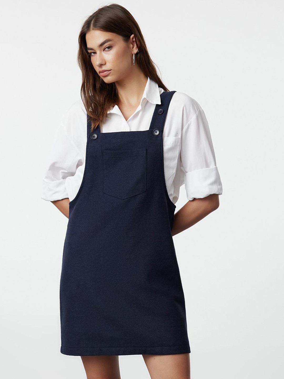 Trendyol Women Pinafore New Basics Dress