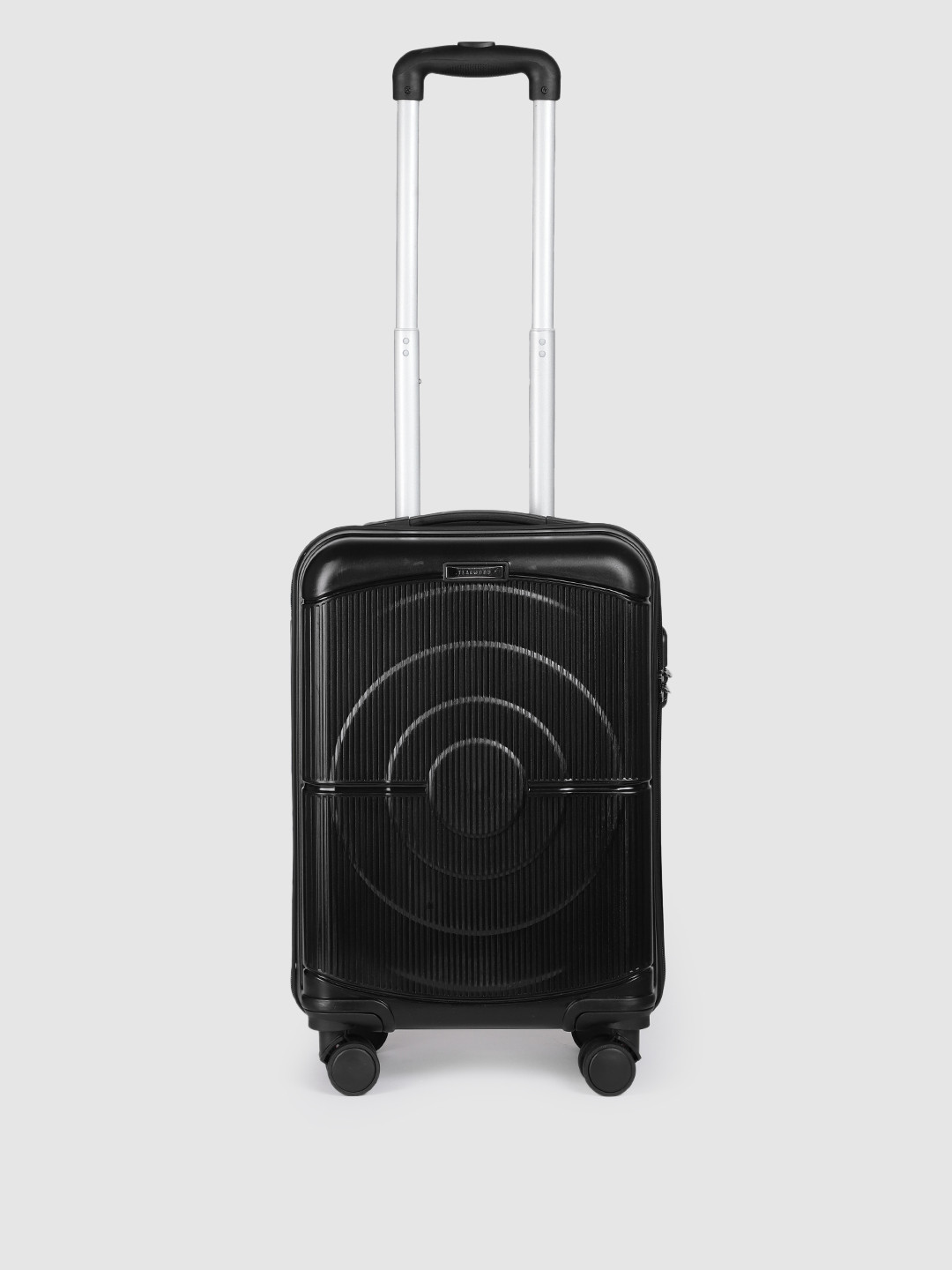 Teakwood Leathers Concentrix 360 Degree Rotation Hard-Sided Cabin-Sized Trolley Bag 38 L