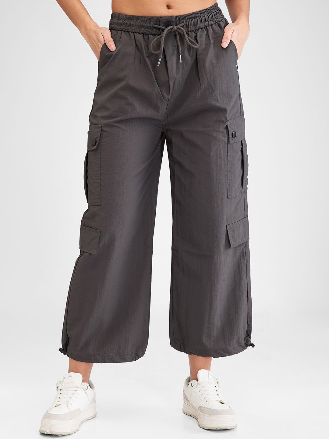 SPYKAR  Mid Rise Baggy Cargo For Women