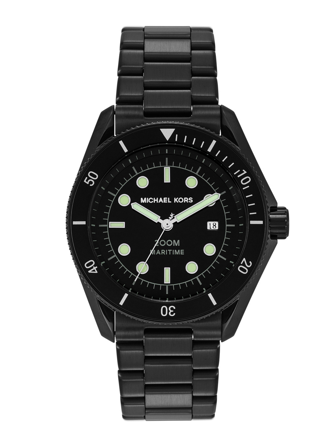 Michael Kors Men Maritime Bracelet Style Analogue Watch MK9181I-Black