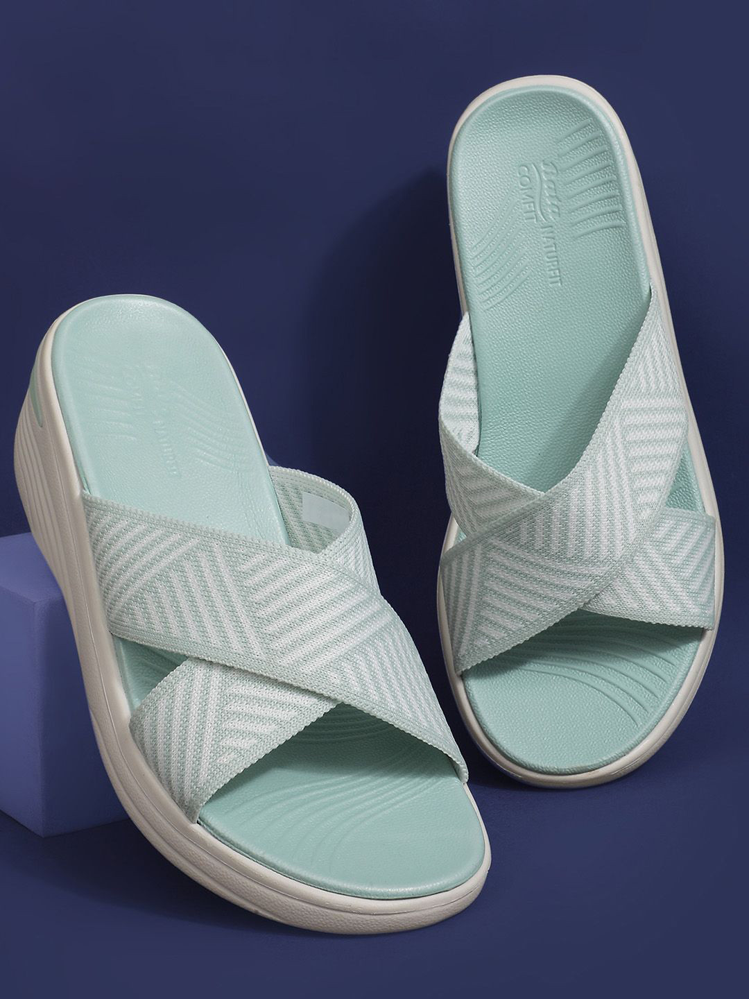 Bata comfit Wedge Sandals with Tassels