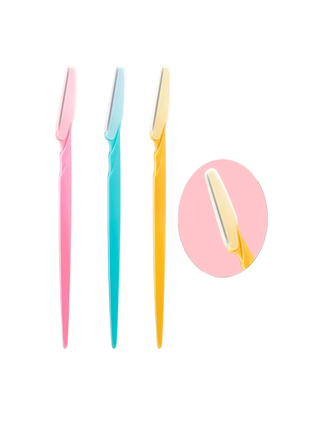 DALUCI Set Of 3 Face & Eyebrow Razors