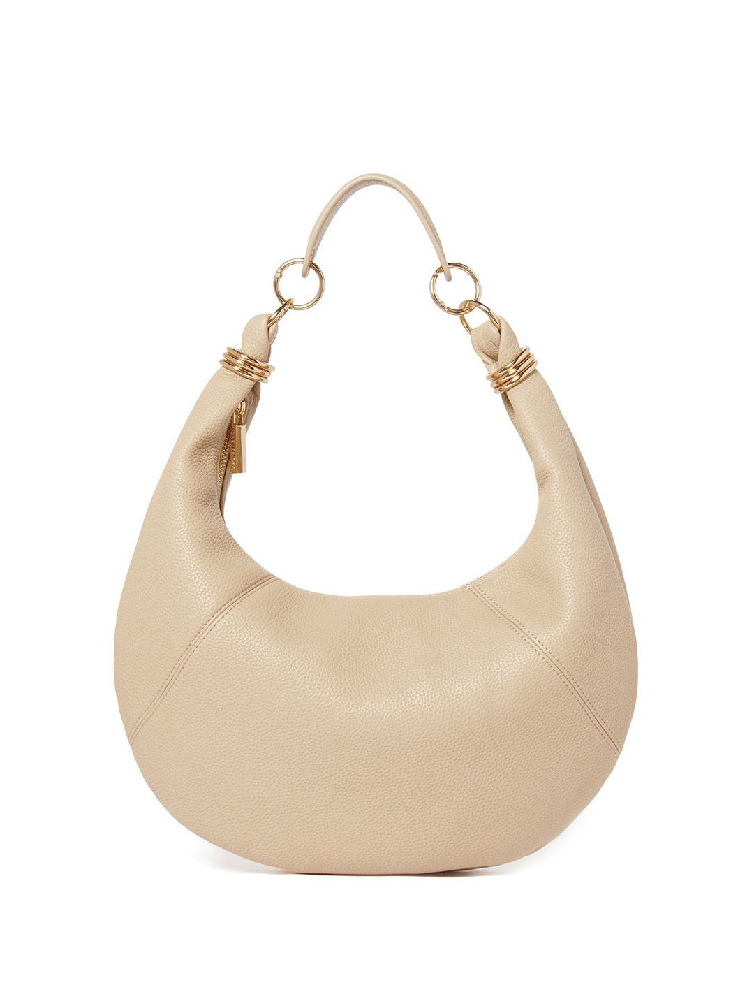 Forever New PU Structured Shoulder Bag with Fringed