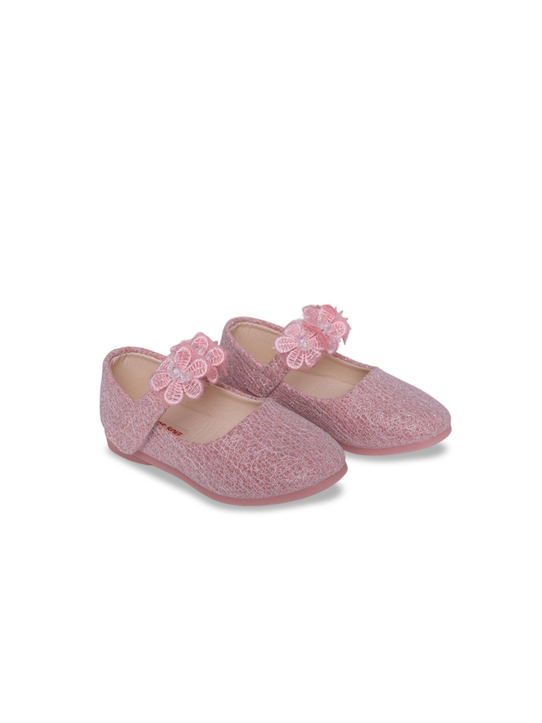 Minesole Girls PU Padded Flatforms with Bows