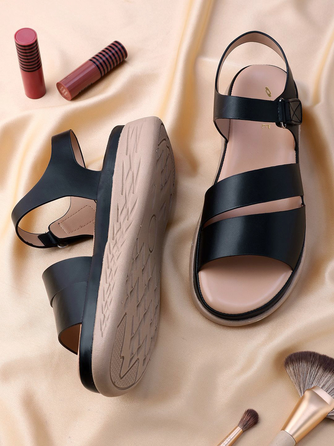 TRASE Women Open Toe Velcro Wedges
